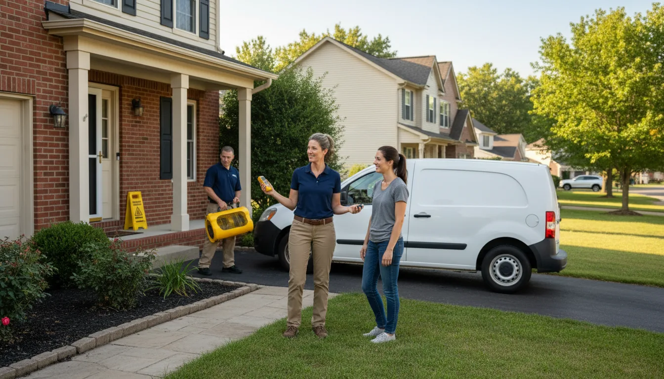 Water restoration image for Mold Remediation in Hesperia, MI